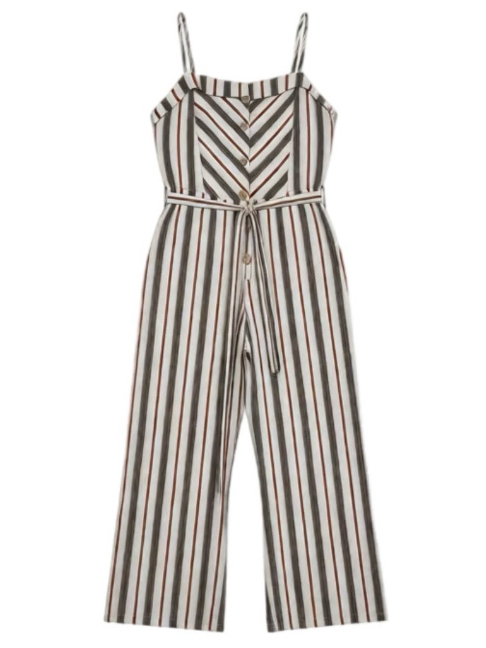 wide‑leg linen jumpsuit